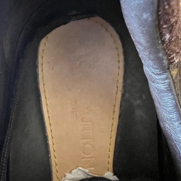 AUTHENTIC LOUIS VUITTON SNEAKERS SIZE 7.5 MEN OR 9.5/10 WOMEN VERY GOOD VINTAGE - Picture 5 of 13
